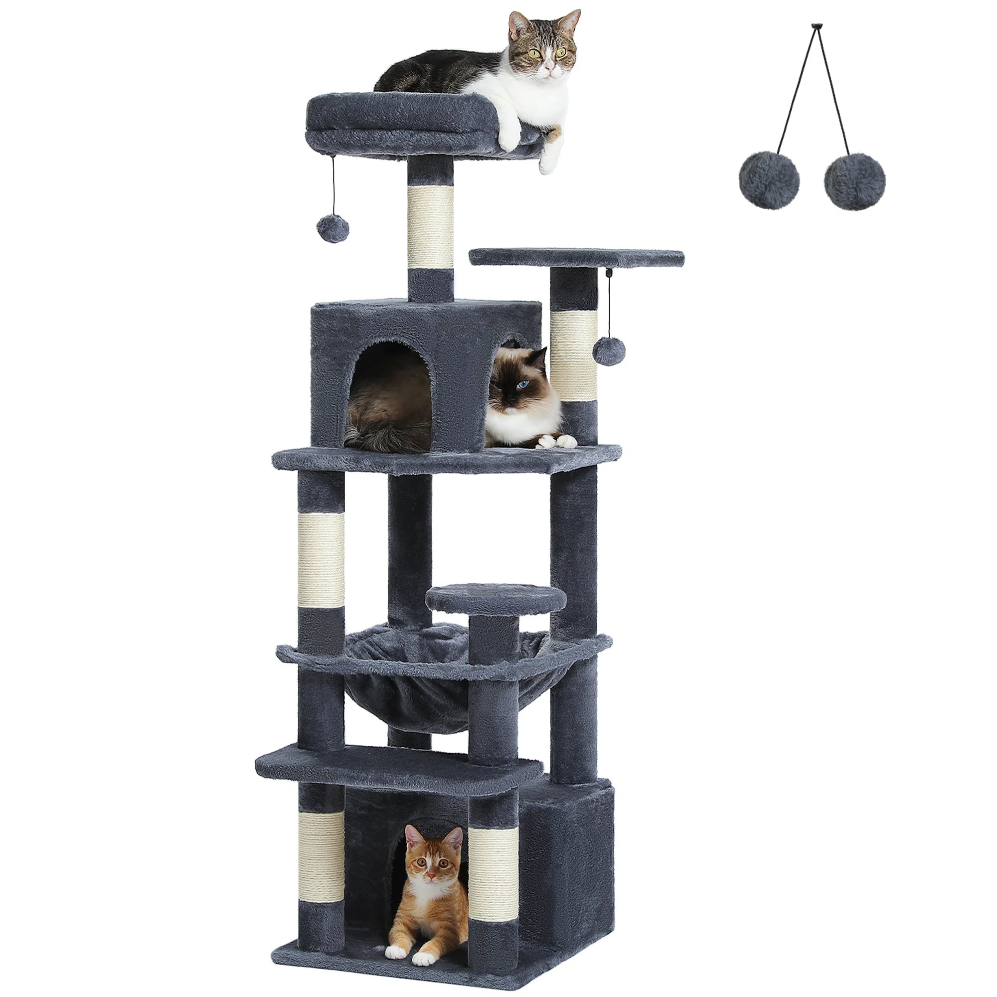 Spacious Multi-Level Cat Tower