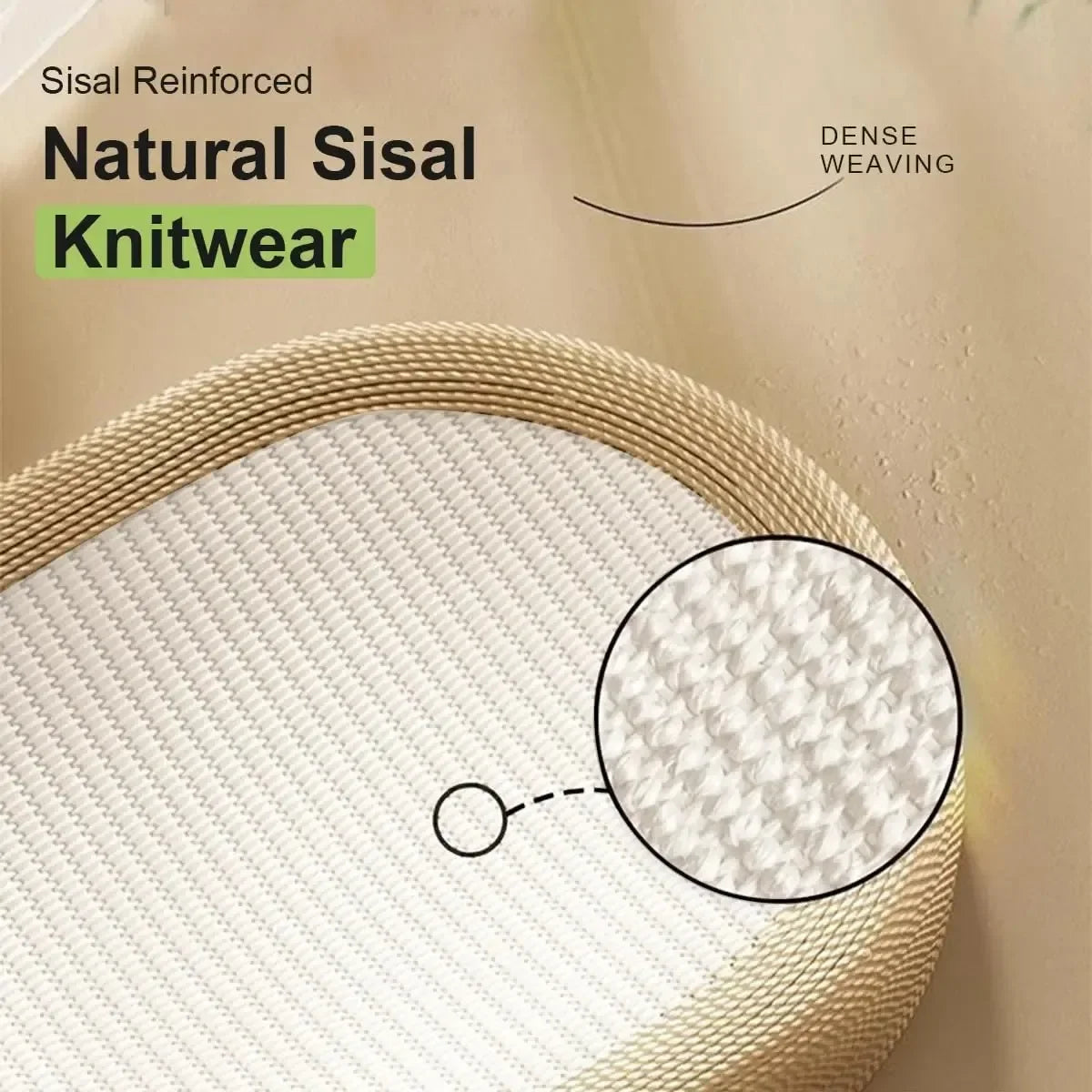 Cat Recliner Lounge - Portable Sisal Scratching Sofa