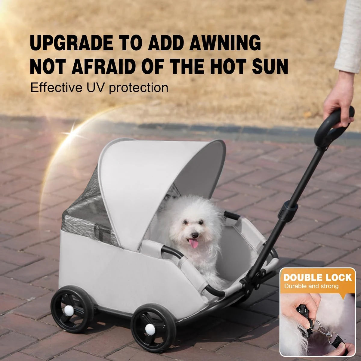 4-Wheel Durable Pet Stroller