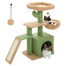 Multi-Level Cat Activity Tree with Scratching Posts & Hammock