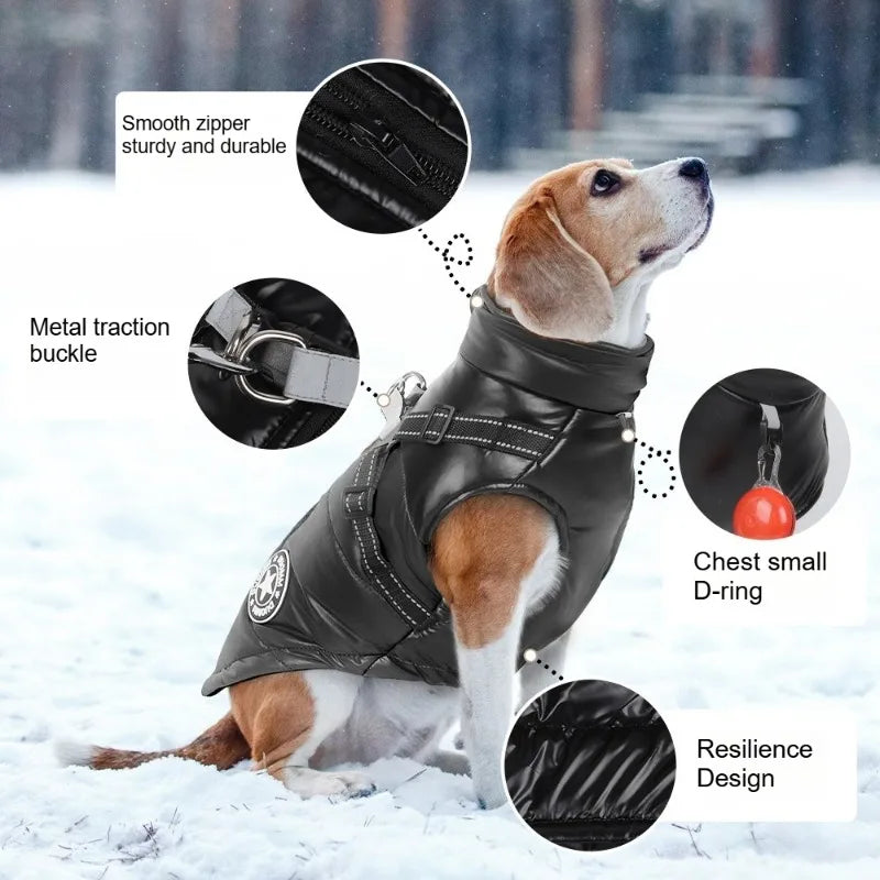 Waterproof Thermal Dog Jacket by Tail chasers