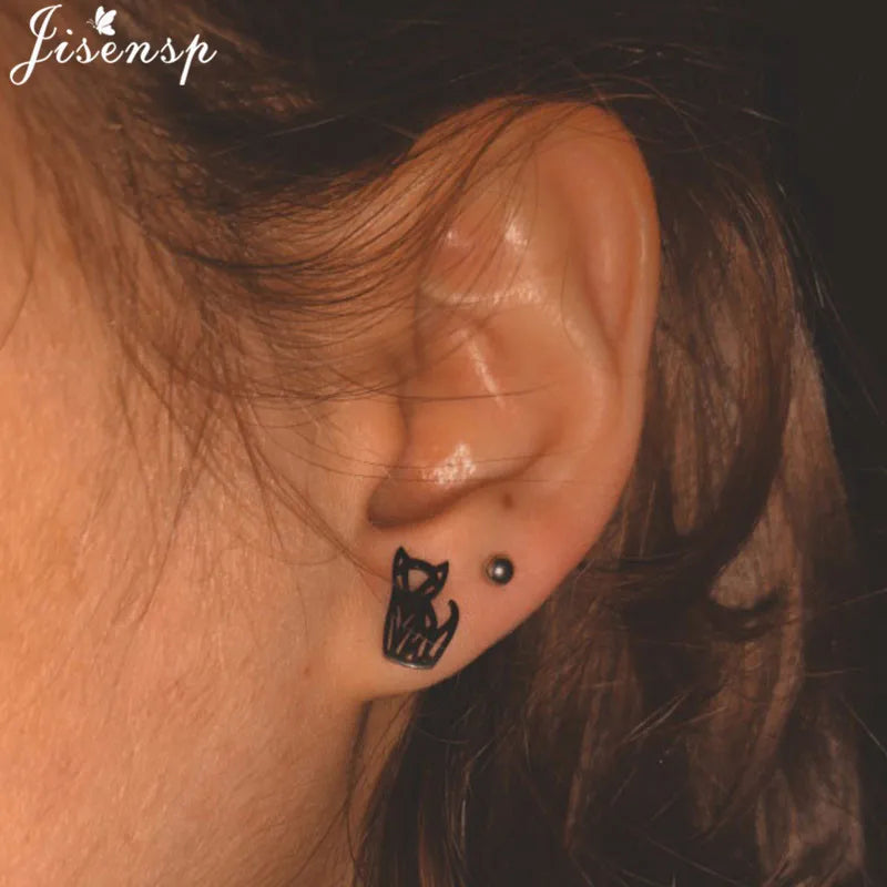 Whimsical Animal Stud Earrings by Tail chasers