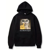 Pullover Funny Cat Graphic