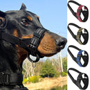 Reflective Tactical Muzzles for Medium Large Dogs Leads for Anti Barking Training Rope Guide Pet Mouth Cover Big Dog Accessories by Tail chasers