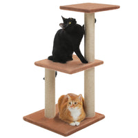 Multi-Level Cat Activity Tree with Scratching Posts & Hammock