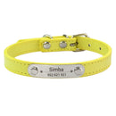 Personalized Engraved Leather Dog Collar