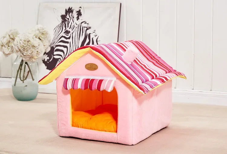 S / pink dog house
