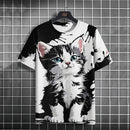 3D Cat Men's Tee