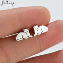 Whimsical Animal Stud Earrings by Tail chasers