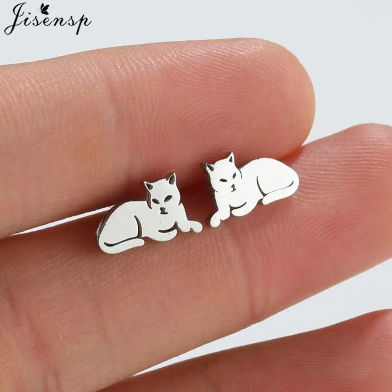 Whimsical Animal Stud Earrings by Tail chasers