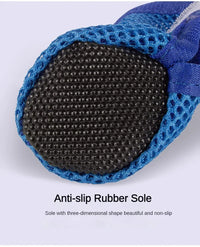 4-Piece Dog Boots Set - Wear-Resistant Protective Footwear for Small & Medium Dogs