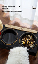 Elegant Chinese-Style Adjustable Pet Bowl by Tail chasers