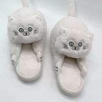 Cuddly Kawaii Cat Winter Slippers