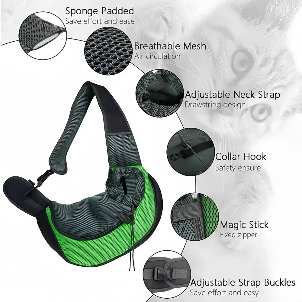 Adventure Dog Backpack - Breathable Mesh Carrier