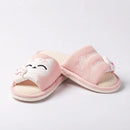 Cat Platform Linen Slippers