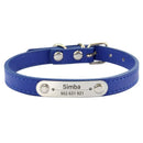 Personalized Engraved Leather Dog Collar