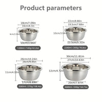 Heavy-Duty Stainless Bowls