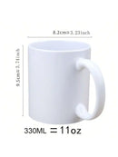 Cat Coffee Mug - Funny Retro Design for Cat Lovers