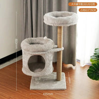 Three-Layer Cat Tree House - Multi-Level Scratching & Activity Center