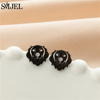 Dog Breed Cartoon Stud Earrings - Dachshund, Corgi & Chihuahua Designs