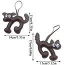 Leather Pet Keychain - Adorable Dog & Cat Charm