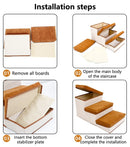 Foldable Pet Climbing Ladder - Anti-Slip Dog Stairs with Storage