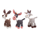 Playful Donkey Squeaker Toy by Tail chasers