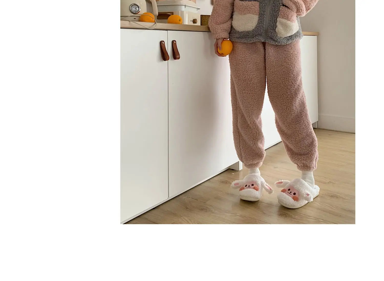 Dog Couple Slippers - Furry Winter