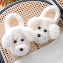 Dog Couple Slippers - Furry Winter