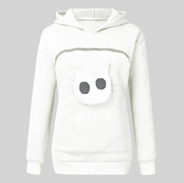 Pet Cuddle Pouch Hoodie - Carry Your Cat or Small Dog in Style