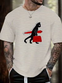 Cat Quote Graphic T Shirt