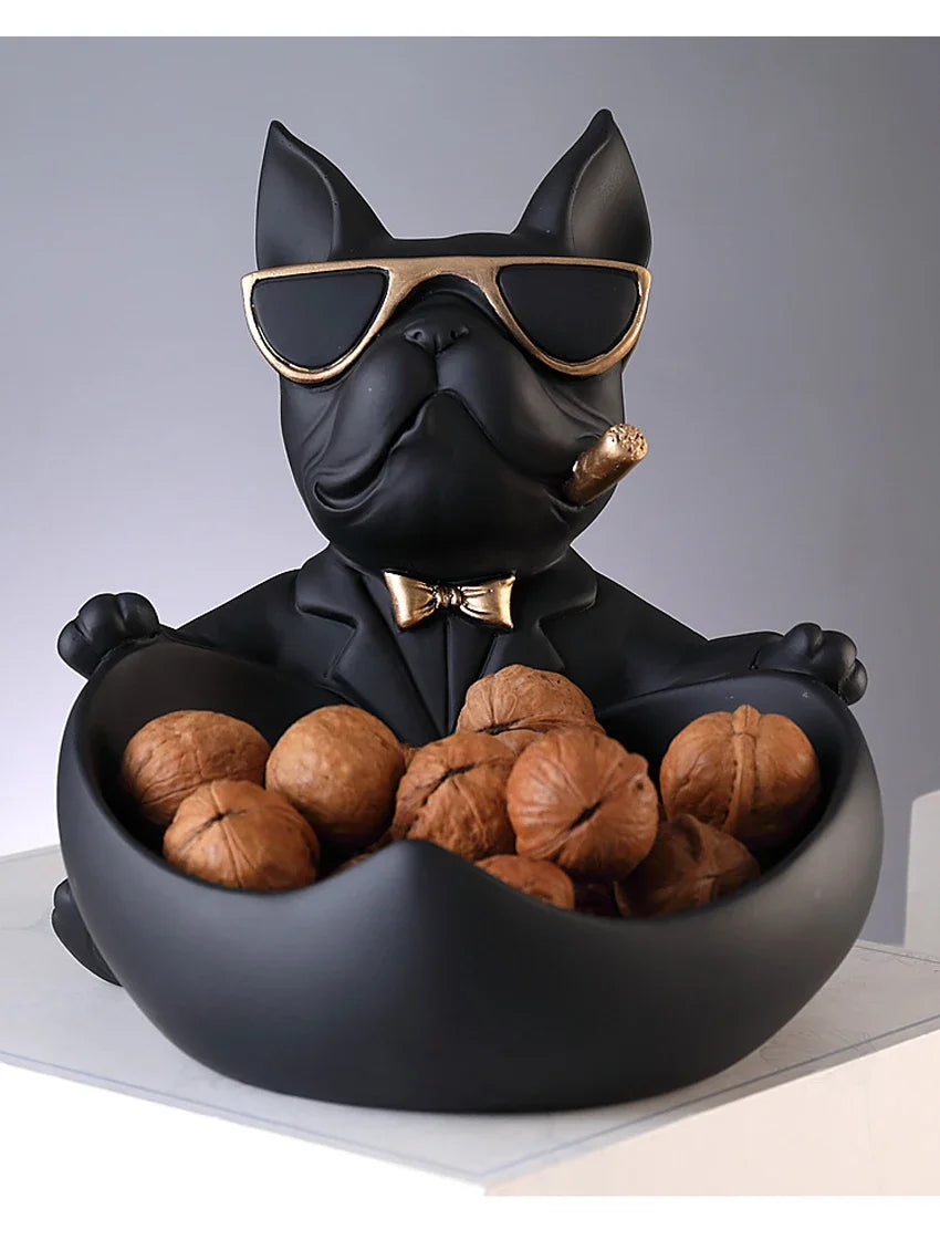 Dog Art Figurine - Beautiful Resin Sculpture