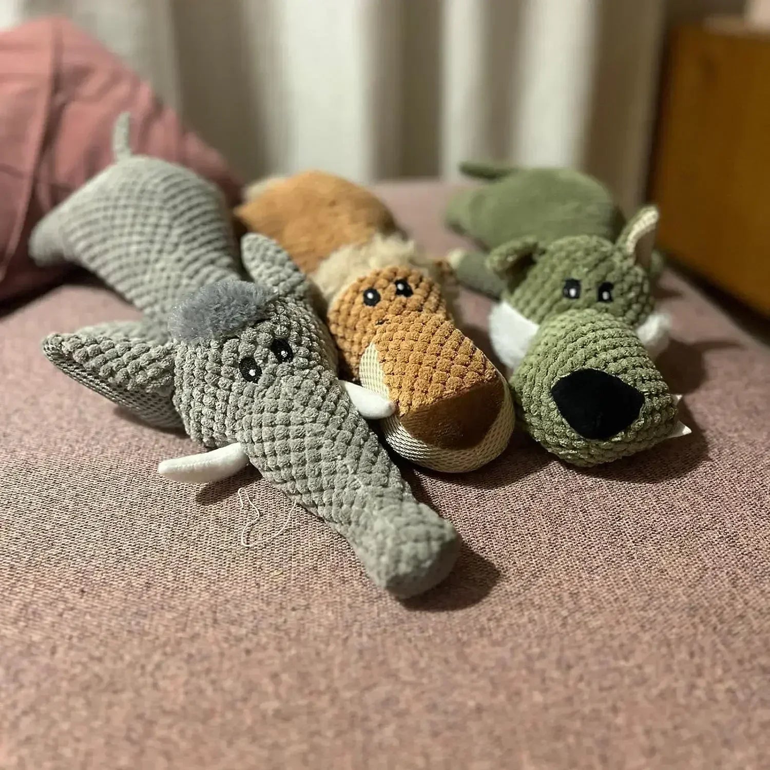 Durable Fleece Squeaky Toy