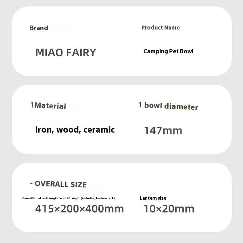 Elegant Chinese-Style Adjustable Pet Bowl by Tail chasers