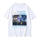 Having That Dog in Me Wolf Graphic T-Shirt - Funny Autism Awareness Streetwear