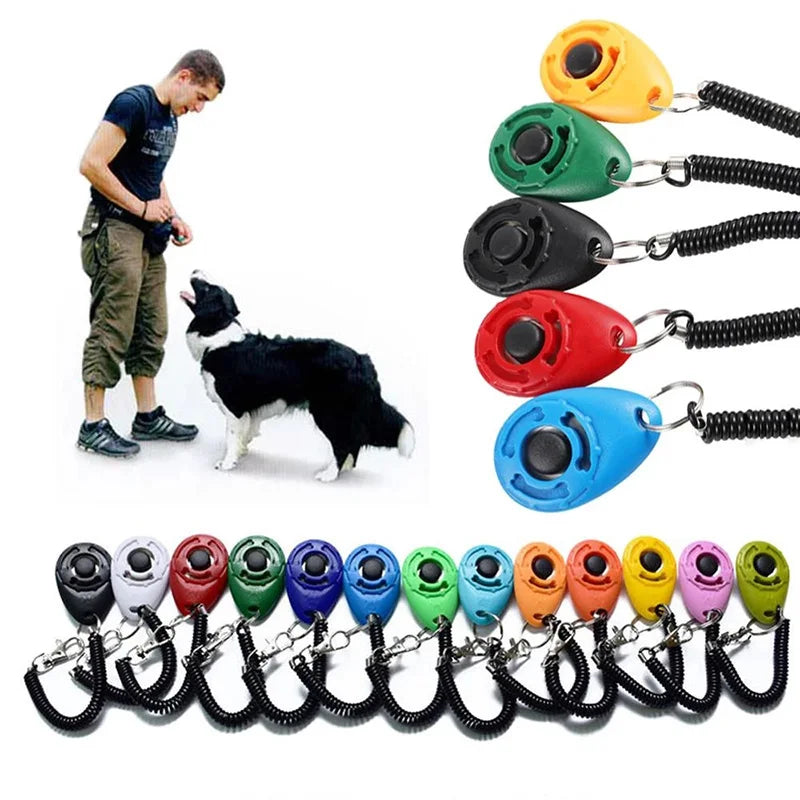 Pro Dog Training Clicker - Wrist Strap Trainer
