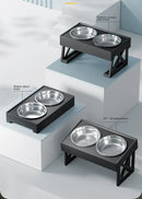 Adjustable Height Elevated Dog Bowls