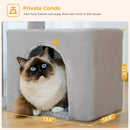 Multi-Level Cat Activity Tree with Scratching Posts & Hammock