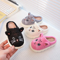 Cozy Winter Cat Slippers