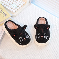 Cozy Winter Cat Slippers