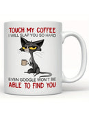 Cat Coffee Mug - Funny Retro Design for Cat Lovers
