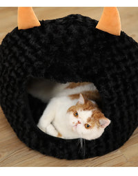 Halloween Bat Pet Cave Bed - Cozy Fall & Winter Warmth