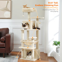 Spacious Multi-Level Cat Tower