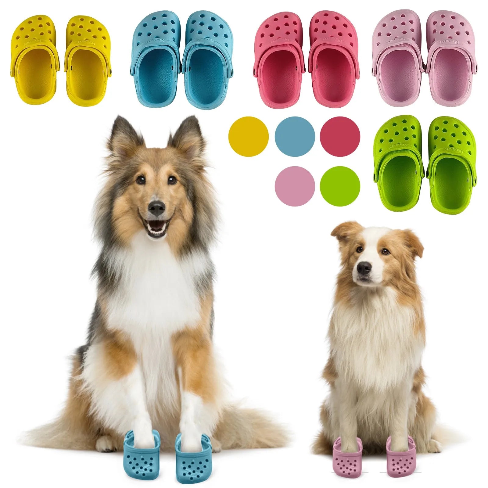 Thickened Hole Dog Shoes