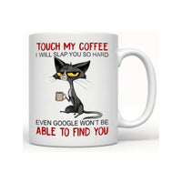 Cat Coffee Mug - Funny Retro Design for Cat Lovers