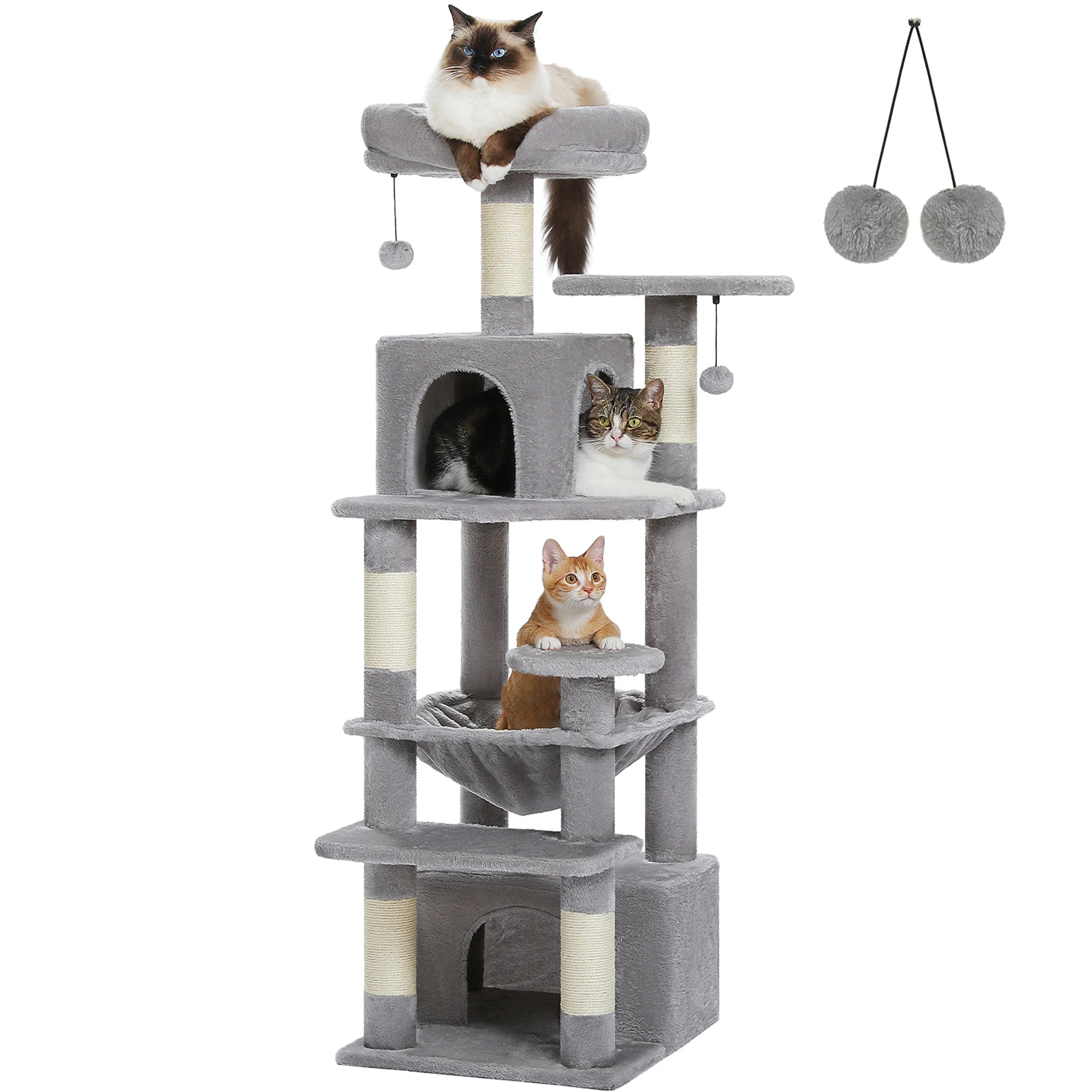 Spacious Multi-Level Cat Tower