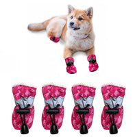 Winter Dog Boots - Water-Resistant Paw Protectors for Large & Medium Dogs