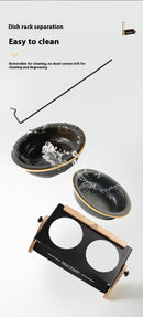 Elegant Chinese-Style Adjustable Pet Bowl by Tail chasers