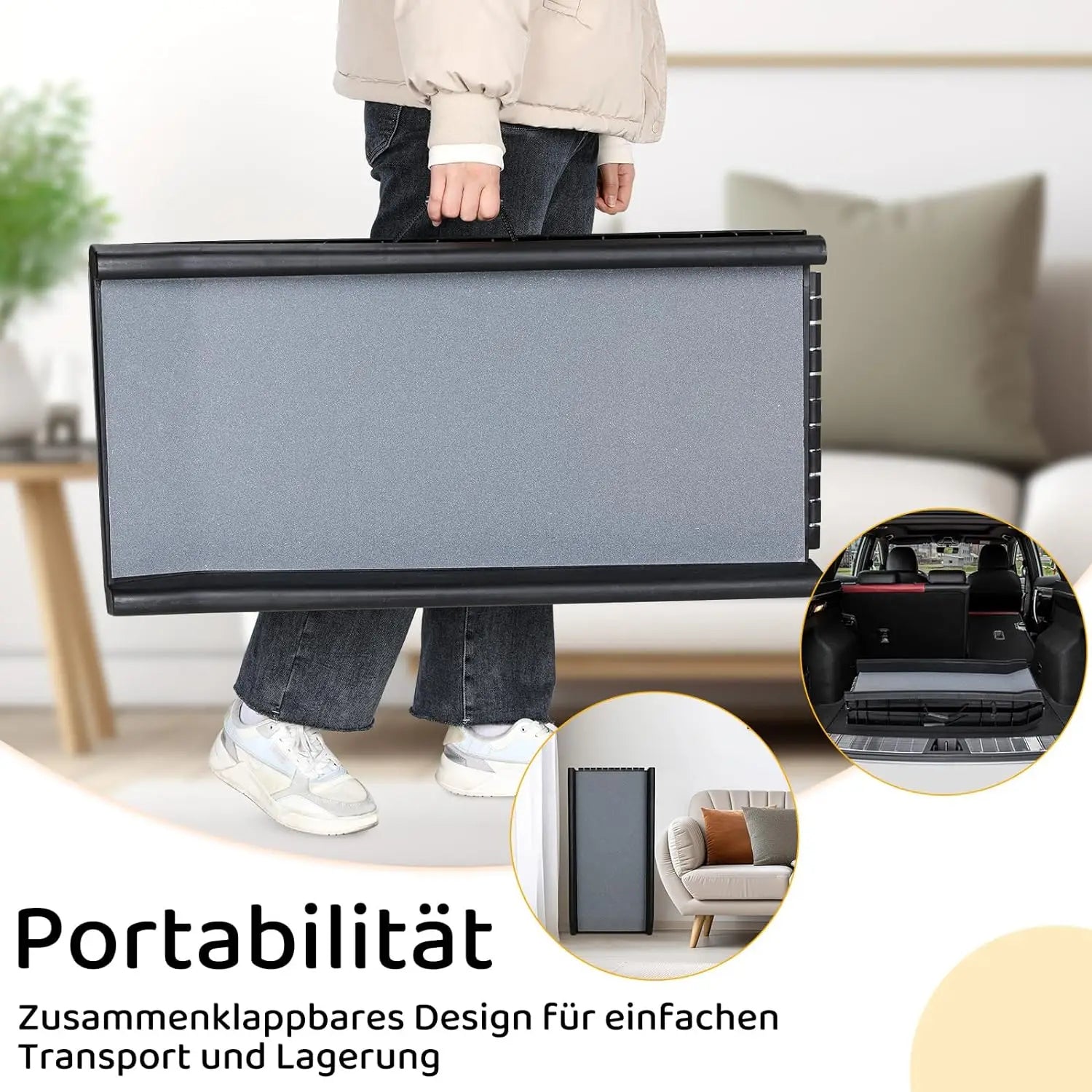 Folding Pet Ramp - 156cm Portable Car Ramp for Dogs