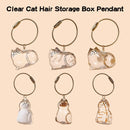Dog Hair Memorial Keychain - Pet Fur Keepsake Storage Capsule
